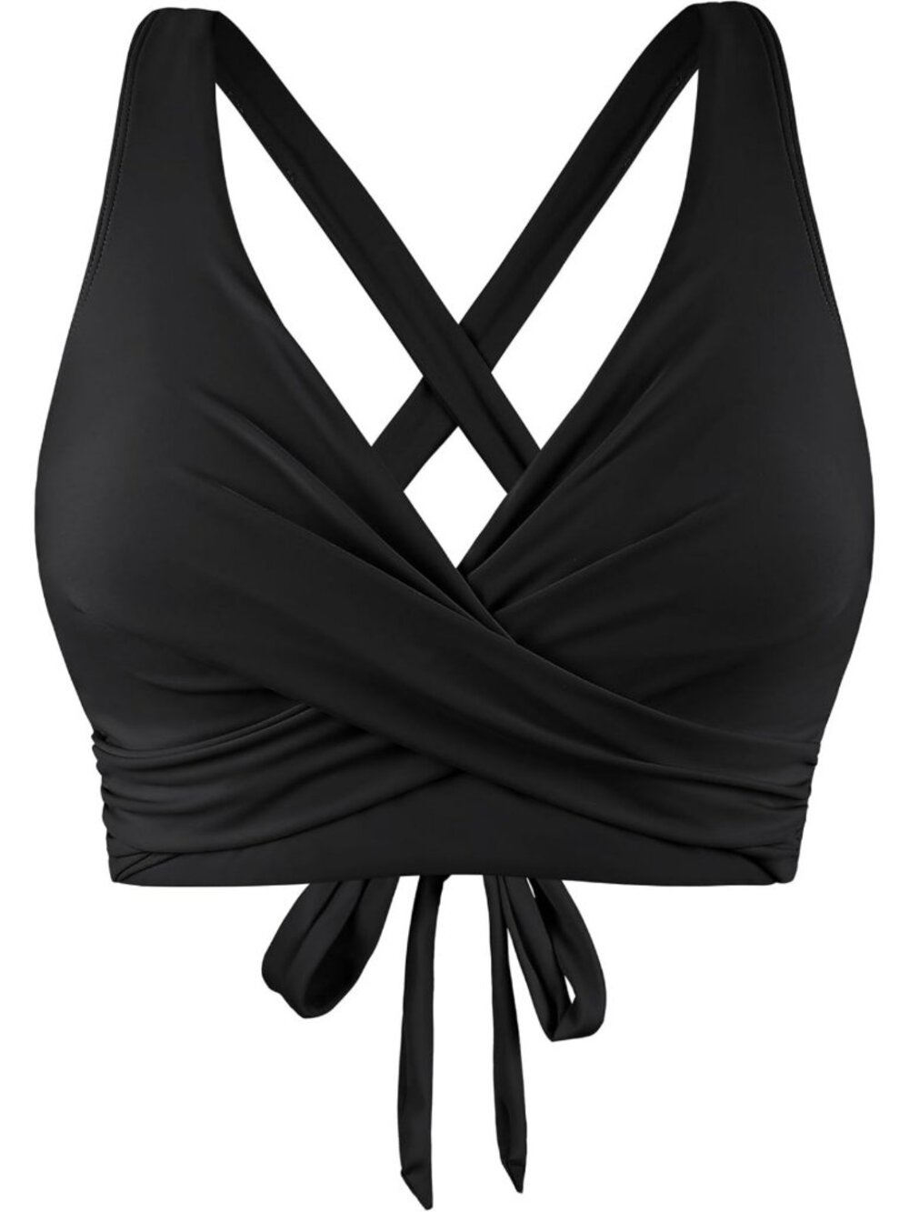 Underwire Full Coverage Bikini Top for Women | Tie Back Bathing Suit Swimwear